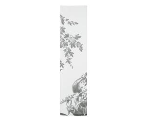Schiebevorhang Fellow, weiß/anthrazit, 60 x 245 cm