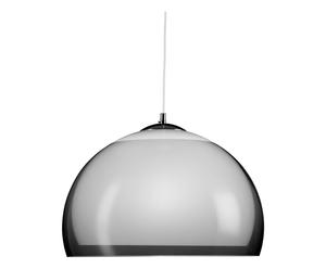 Hängeleuchte Dipol, opalweiß/grau, Ø 46 cm