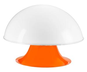 Tischleuchte La Boheme, weiß/orange, H 42 cm