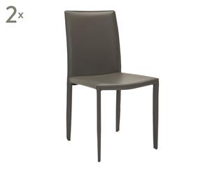 Stühle Karna, 2 Stück, grau, B 57 cm