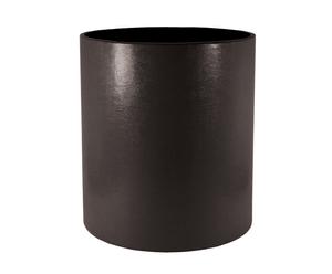 Handgefertigter Stiftebecher Penny, schwarz, H 9 cm