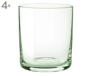 Gläser Simply, 4 Stück, grün, H 9 cm