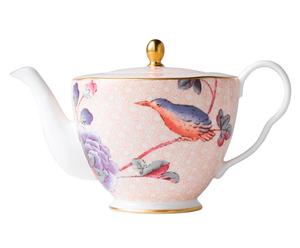 Vergoldete Fine Bone China Teekanne Cuckoo, 370 ml