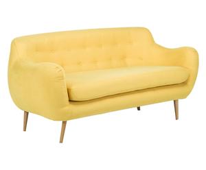 Zweisitzer-Sofa Zefir, gelb, B 192 cm