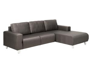 Ecksofa Hepburn, dunkelbraun, B 256 cm