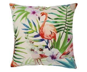 In- & Outdoor Kissenhülle Tropical Flamingo, 45 x 45 cm