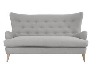 Zweieinhalbsitzer-Sofa Cassy, hellgrau, B 171 cm