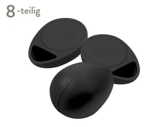 Tischtuchmagnete MAGNUS, 8-tlg., schwarz