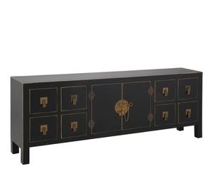 Sideboard Shanghai, schwarz, klein