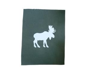 Decke Moose, 140 x 180 cm, dunkelgrün