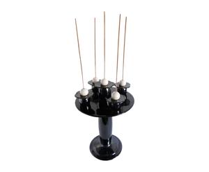 Räucherstäbchen-Halter Broadway, schwarz/weiß