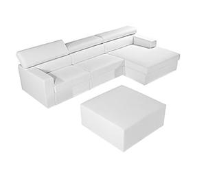 Ecksofa New Age mit Pouf