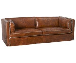 Zweisitzer-Sofa Arnulf, braun, B 225 cm