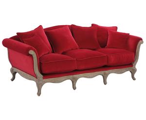 Sofa Isabella, Rot, B 228 cm
