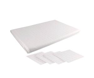 Tischdecke Damie mit Servietten, 9-tlg., weiß