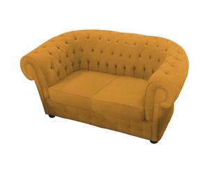 Chester-Sofa POSTI, 2-Sitzer, ocker  