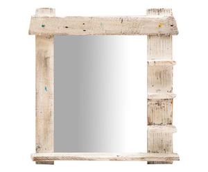 Specchio da parete in legno Rustico - 74x80 cm