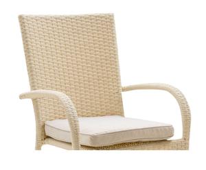 Set di 2 sedie in polyrattan Friuli - 64x93x51 cm