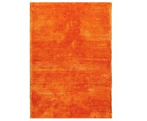 Handgewebter Teppich Lowland, Orange, 200 x 140 cm