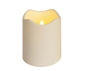 LED-Kerze Gianni mit Zeitschaltuhr, H 13 cm