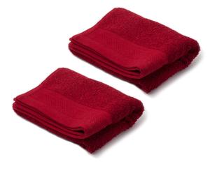 Handtuch-Set Ebba, 2 Stück, rot, 50 x 70 cm