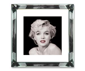 Foto Marilyn Monroe labios rojos con marco de espejo – 47x47