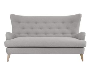 Zweieinhalb-Sitzer-Sofa Claire, hellgrau, B 171 cm