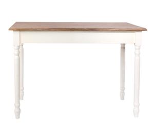 Mesa de madera – blanco envejecido
