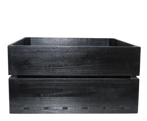 Caja de madera - negro
