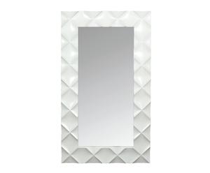 Espejo rectangular Rombos – blanco