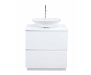 Mueble de lavabo Margherita, blanco – pequeño