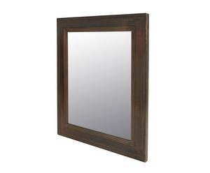 Espejo rectangular en madera DM – marrón oscuro