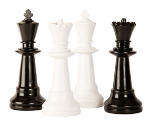 Set de 4 figuras Ajedrez – blanco y negro