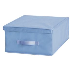 Caja de almacenaje en Tejido no tejido, azul – grande