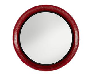Espejo de pared en hierro – rojo