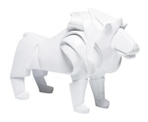 Figura decorativa de poliresina Origami Lion