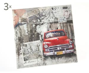 servilletas vintage un toque retro en
