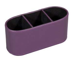 Porta mandos de polipiel – púrpura
