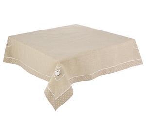Mantel de poliéster, algodón y lino Julieta - 140x260 cm