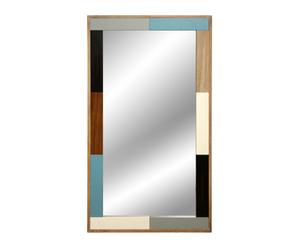 Espejo de pared en madera de nogal - 90,5x50,5 cm