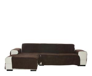 Funda de sofá con chaise longue izquierda Zoco - marrón