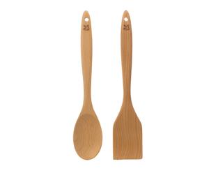 Set de 2 cucharas de madera