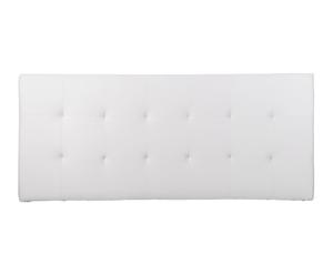 Cabecero en polipiel, blanco - 162x70 cm