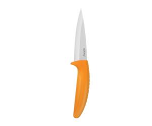 Cuchillo pelador de cerámica y ABS - naranja