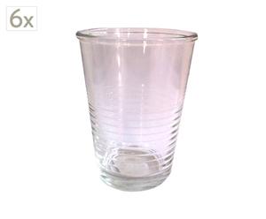 Set de 4 vasos de cristal Picnic transparente – 270 ml