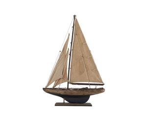 Barco de vela de madera