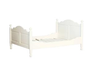 Estructura de cama de madera – blanco