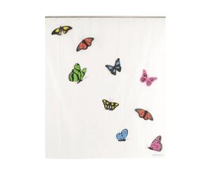 Cortina de ducha Mariposa – multicolor
