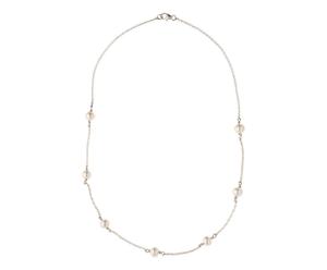 Collar de plata con perla de Tahití Irina - gris