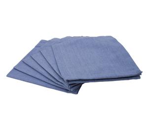Set de 6 servilletas - Azul